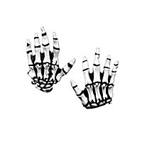 Skeletthände für Kinder weiß aus Latex