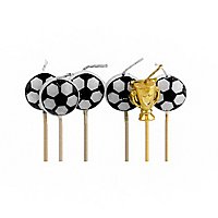Soccer party candle set