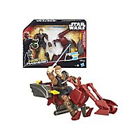 Star Wars - Action figure Anakin Skywalker with Speeder Hero Mashers