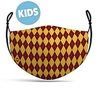 Stoffmaske für Kinder - Zauberschule rot