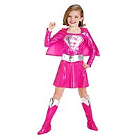 Supergirl pink Kinderkostüm