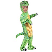 T-Rex grün Dinokostüm für Kinder