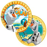 Frozen Olaf paper plates 8 pieces