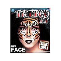 Tiger Face-Adhesive Tattoo