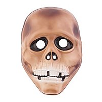 Totenkopf Kindermaske aus Kunststoff