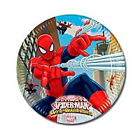 Ultimate Spider-Man paper plates 8 pieces