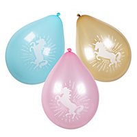 Unicorn balloons 6 pieces