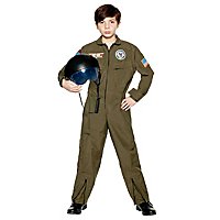 US Navy Top Gun Kampfpilot Kostüm für Kinder