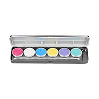 Wasserschminke Pastel Unicorn - Palette mit 6 Farben