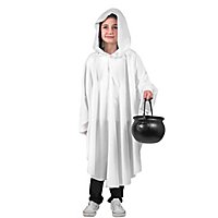 White ghost cape for children