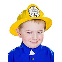 Yellow firefighter helmet for kids