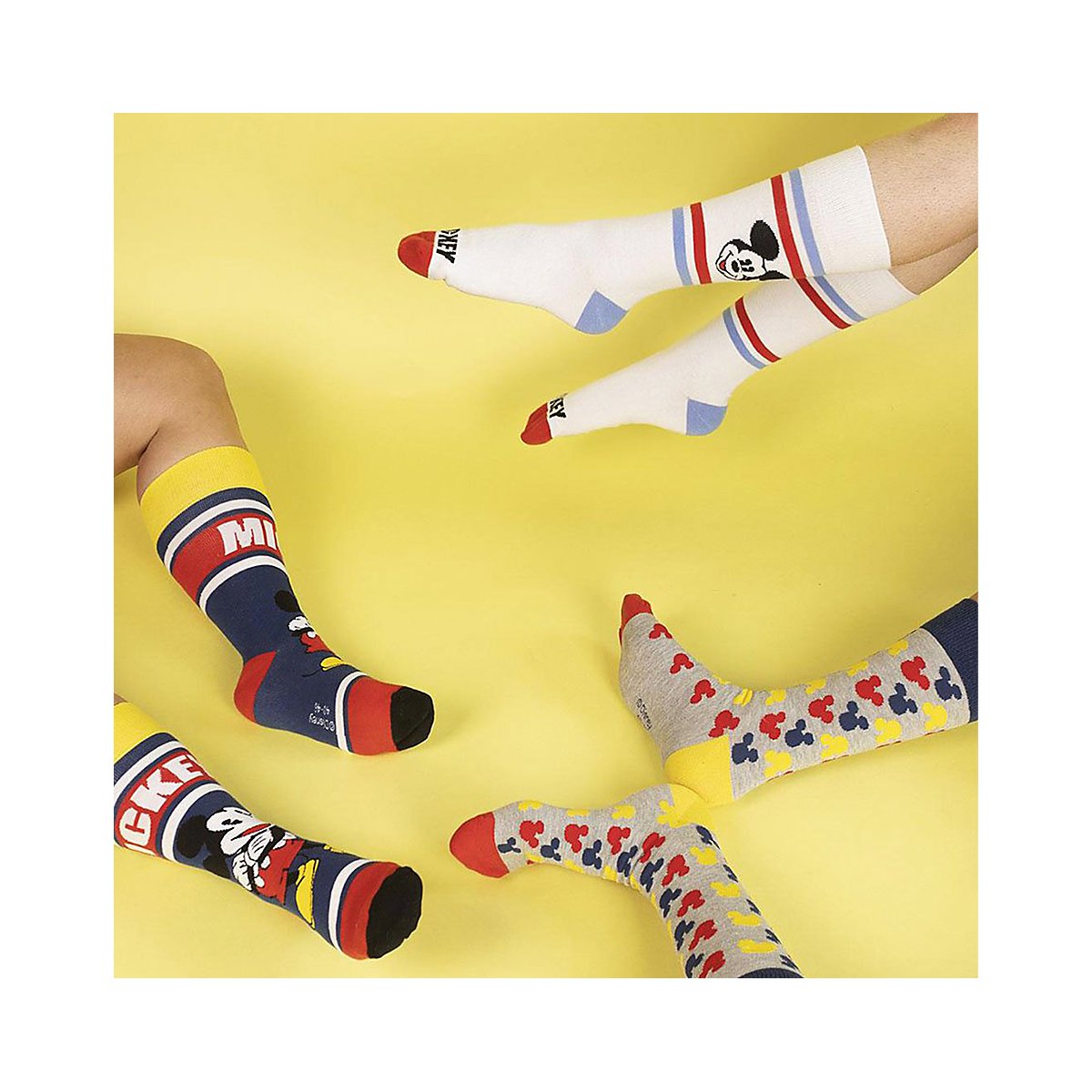 Disney - Mickey Mouse socks 3-pack - kidomio.com