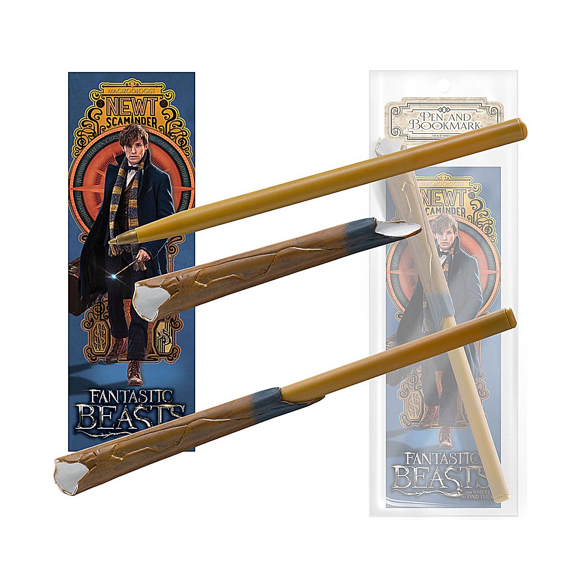 Phantastische Tierwesen Newt Scamander Zauberstab Stift & Lesezeichen