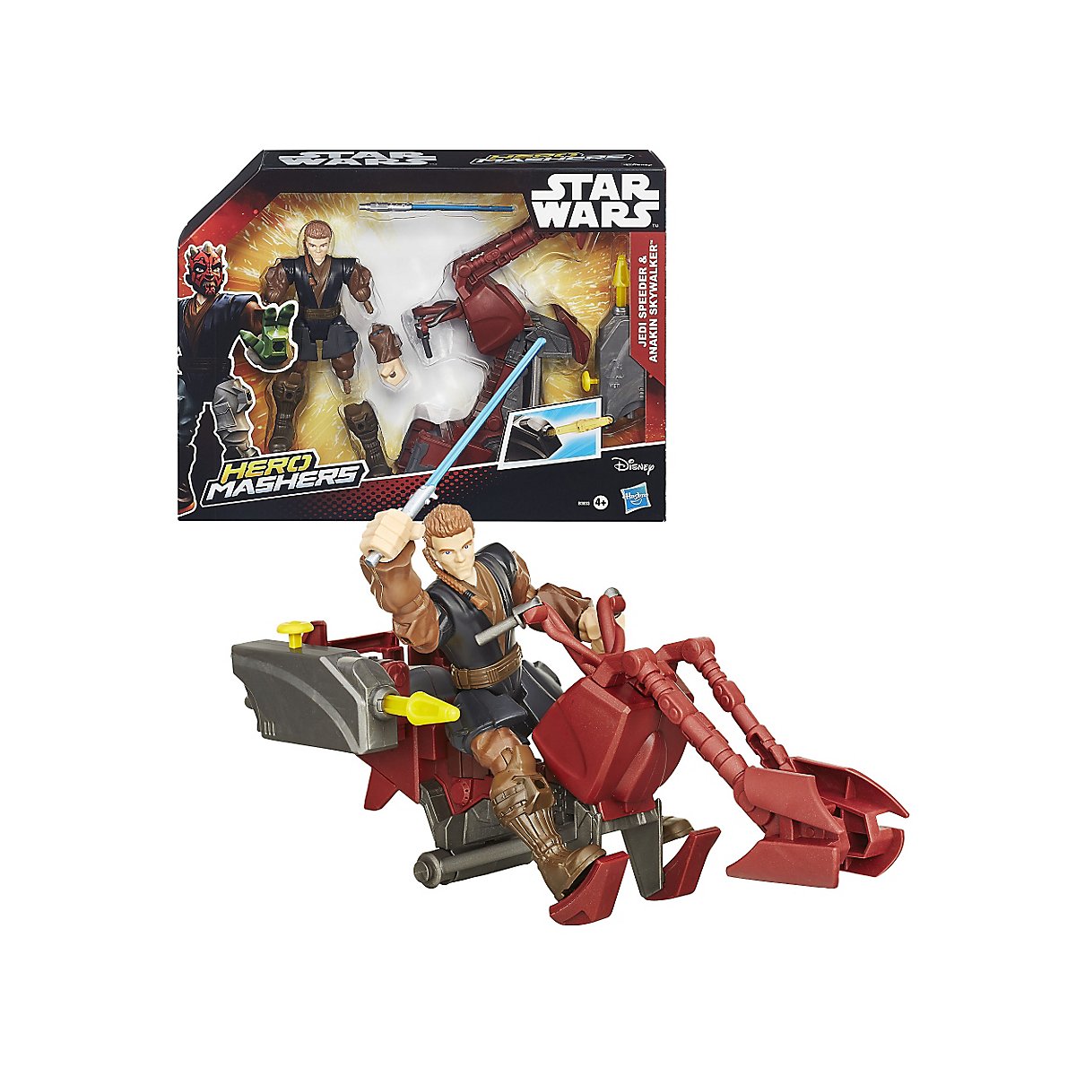 Figurine Anakin Skywalker Hero Mashers Star Wars – Personnage Articulé, Compatible Avec D'autres Figurines De La Gamme, Pour Recréer Tes Propres Aventures