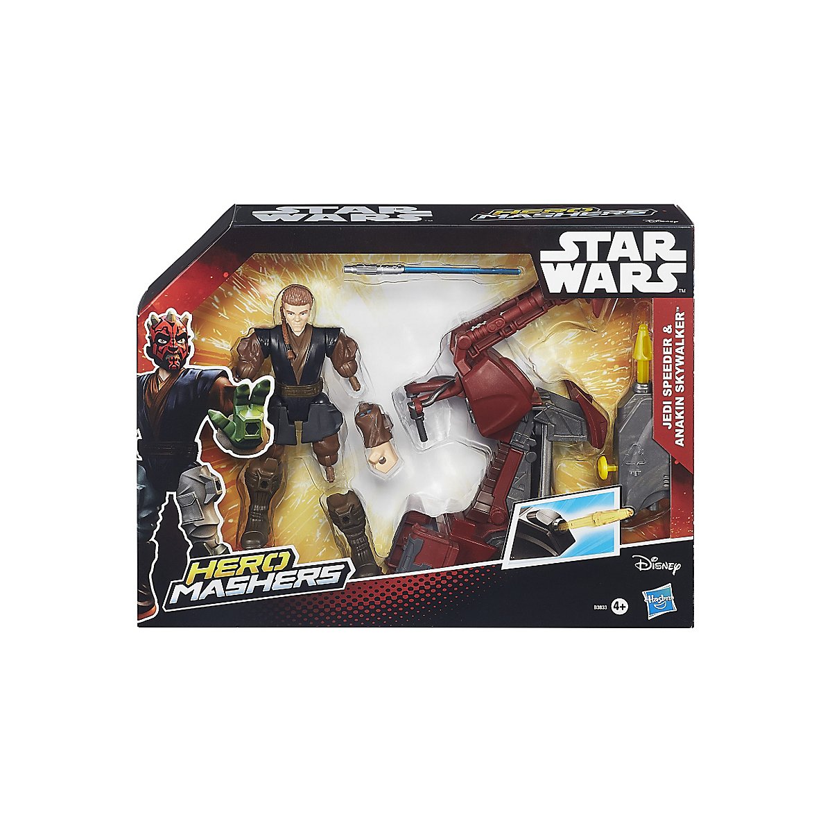 Anakin Skywalker Hero Mashers – Figurine Action Star Wars Articulée, Jouet Aventure Galactique