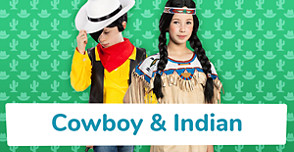 Cowboy and Indian costumes