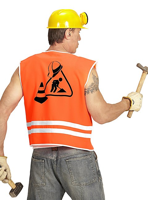 Sicherheit Bauarbeiter Weste Jacke Hemd Flaschenhalter