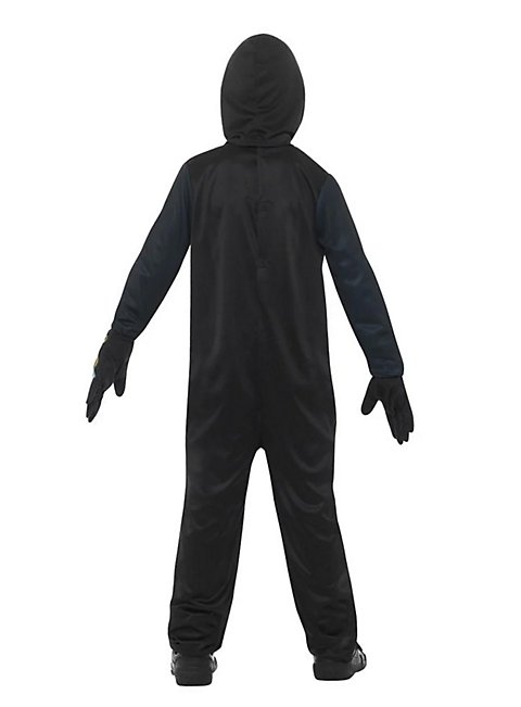 ATOWORLD Kinderkostüm Sensenmann/Skelett – Neon Halloween-Kostüm Für Jungen & Mädchen 4–6 Jahre, Mit Maske & Sichel