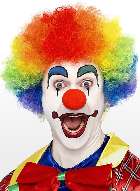 Clownsnase aus Schaumgummi NEU Zubehör Accessoire Karneval Fasching 