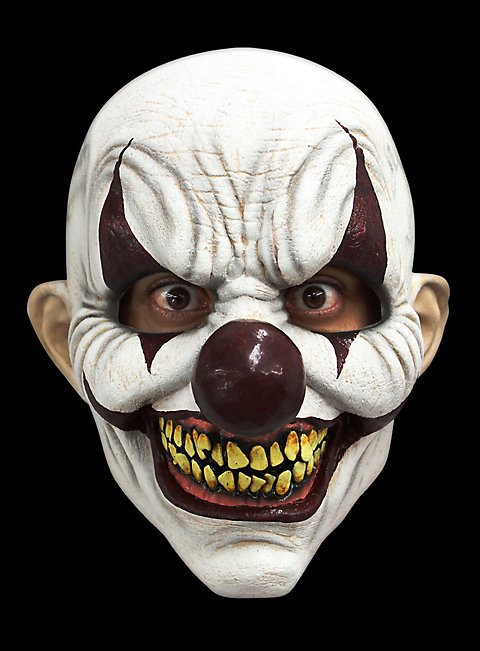 DEGUISE TOI Clowns-Maske Aus Latex – Grusel-Clown Mit Angenähtem Gesicht Für Halloween