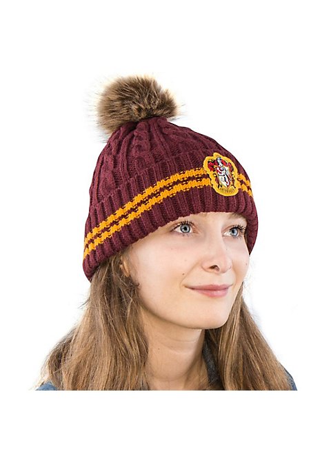Set Lavori A Maglia Harry Potter - Cappello Con Pompon Grifondoro | Filato, Ferri E Istruzioni Included | Licenza Ufficiale