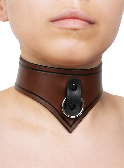 Lederhalsband - Sklave - maskworld.com