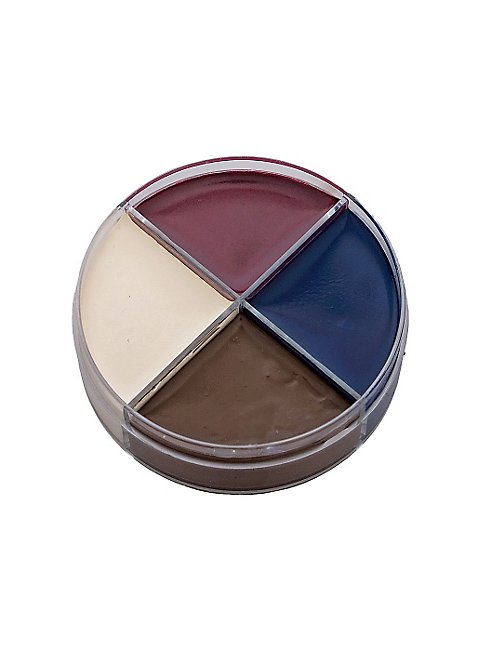 Halloween Zombieset mit Kontaktlinsen Latexmilch und Kunstblut Zombie Kostüm