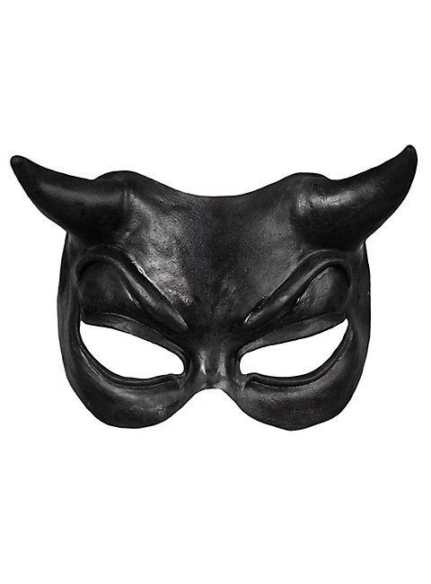Halbmaske Horror-Teufel – Gruselige Maske Für Halloween, Karneval & Partys