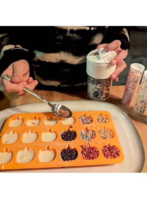 Mini Kürbisse Silikonform für Fruchtgummis und zum Backen 18-fach ...