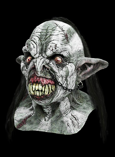 Ork Berserker Maske aus Latex maskworld com