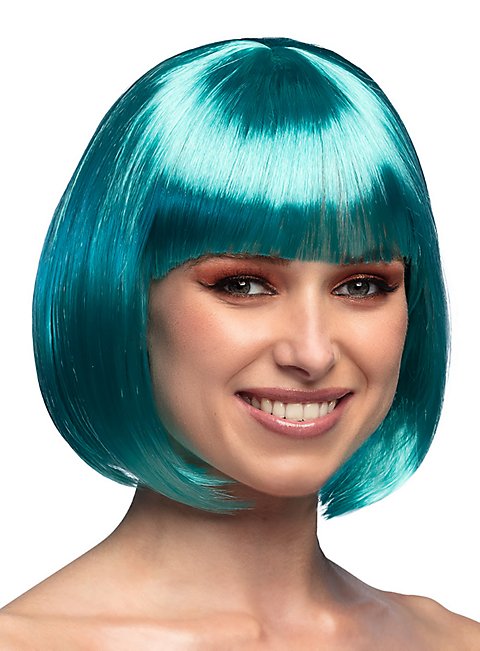 Coole Kurzhaar-Perücke In Hellblau – Perfekt Für Fasching & Karneval