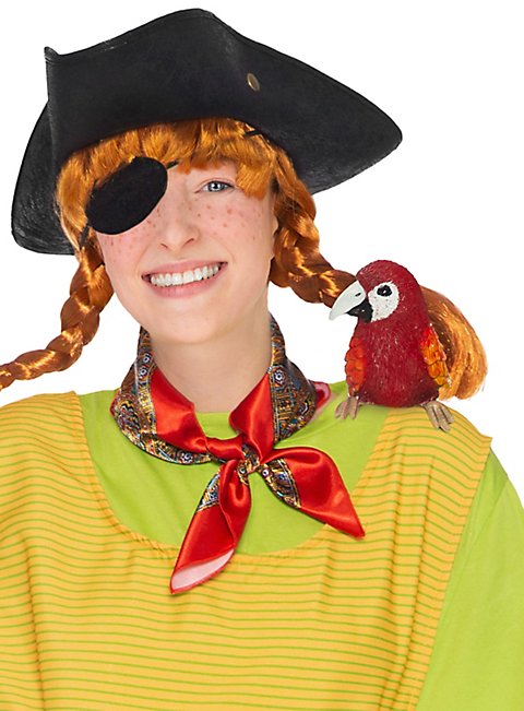 Pippi Langstrumpf 2 Piraten und Papagei Rosalinda Figuren Kunststoff