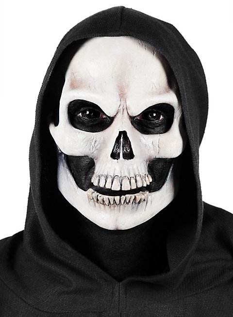 Skelettmaske Maske Totenkopf Totenschädel Totenkopfmaske Halbmaske Kopfmaske 