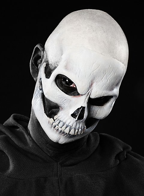 Skelettmaske Maske Totenkopf Totenschädel Totenkopfmaske Halbmaske Kopfmaske 
