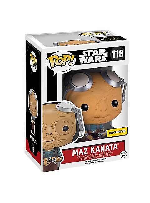 Star Wars - Maz Kanata ohne Brille Funko POP! Wackelkopf Figur