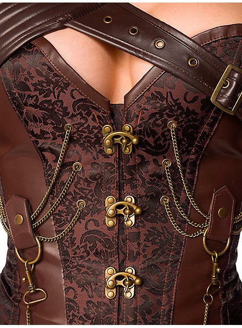 Leder Korsett Corsage Steampunk Corset - Maßanfertigung