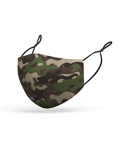 Stoffmaske für Kinder Camouflage Wood