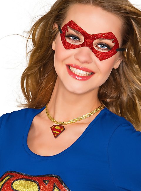 pijpleiding melodie Ik heb een Engelse les Supergirl Halskette | Superheldin Schmuck bei maskworld.com bestellen -  maskworld.com