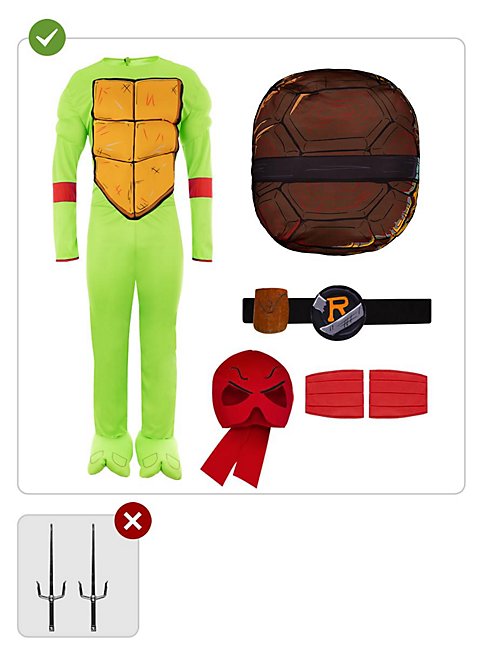 Rubie's TMNT Raphael-Kostüm Für Kinder – Overall Mit Muschel & Halbmaske | Offizielles Nickelodeon-Lizenzprodukt | Größe M Rubie's TMNT Raphael-Kostüm Für Kinder – Overall Mit Muschel & Halbmaske | Offizielles Nickelodeon-Lizenzprodukt | Größe M