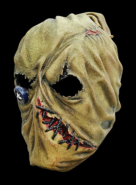 Horror Vogelscheuche Maske Latex Halloween Grusel Tod 