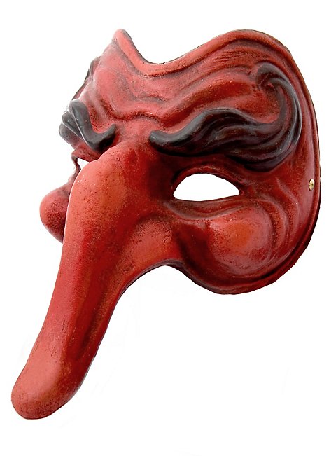 Zanni "Pulcinella" Venezianische Maske Karneval Venedig 