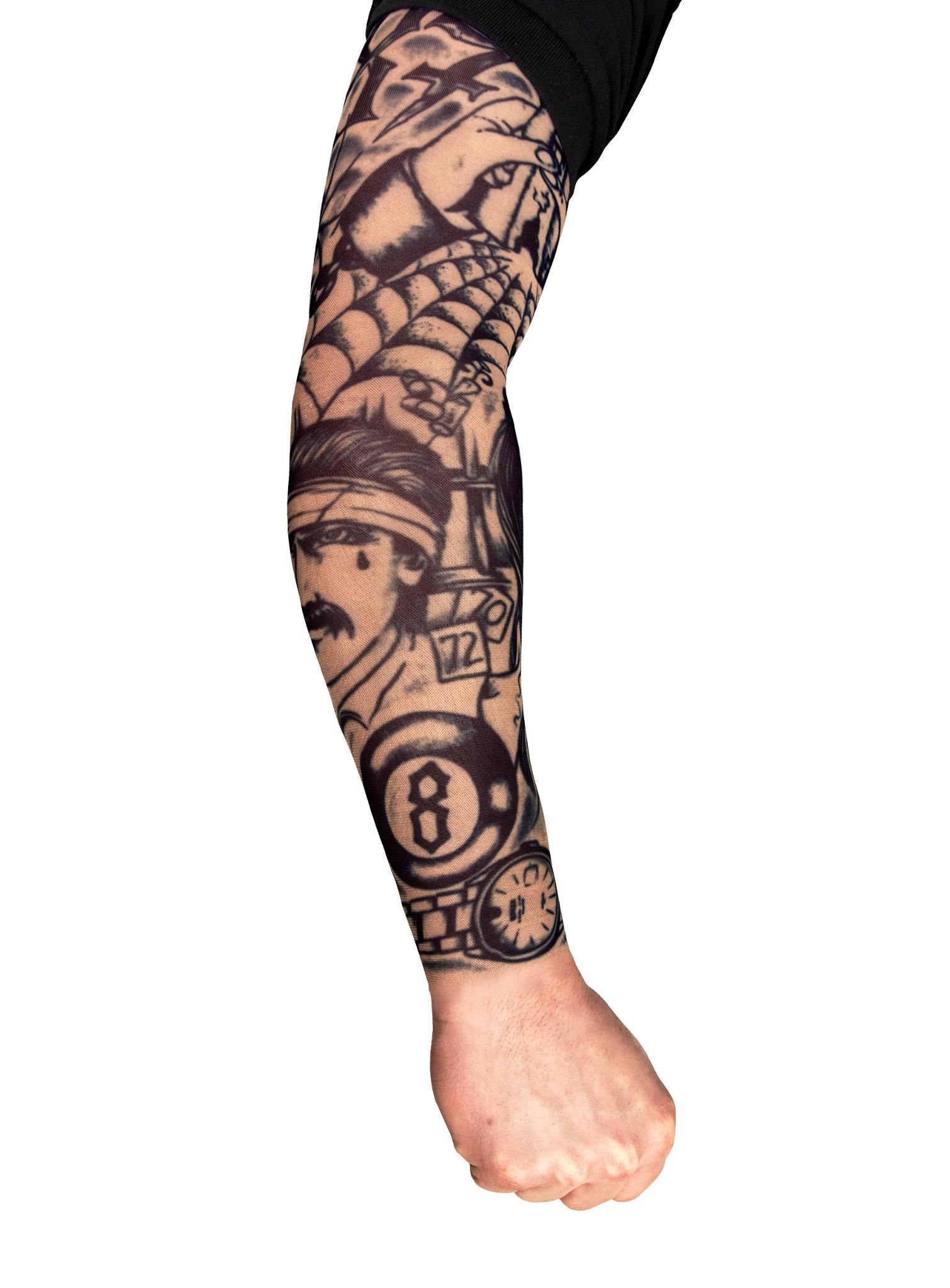 Knacki Tattoo Skin Ärmel Tattoo Strumpf Falsche Tattoos eBay