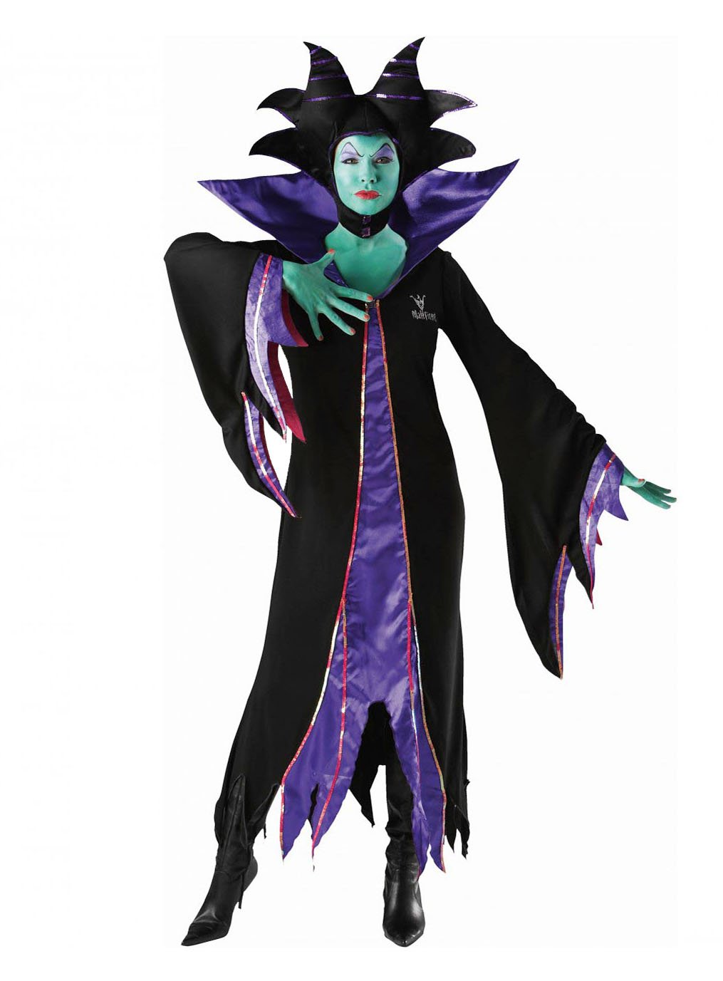 Klassisches Disneys Malefiz Damen Kostum Bose Fee Bei Dornroschen Ebay