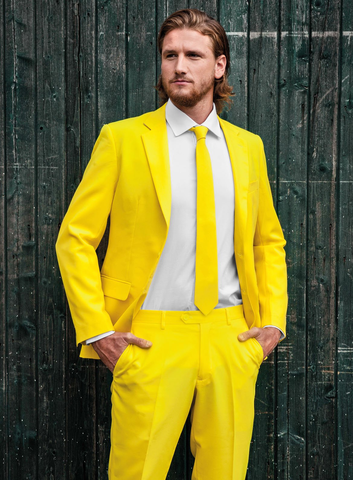 Sommer OppoSuits Iceman Anzug mit Krawatte Hose Jacket Slim Fit