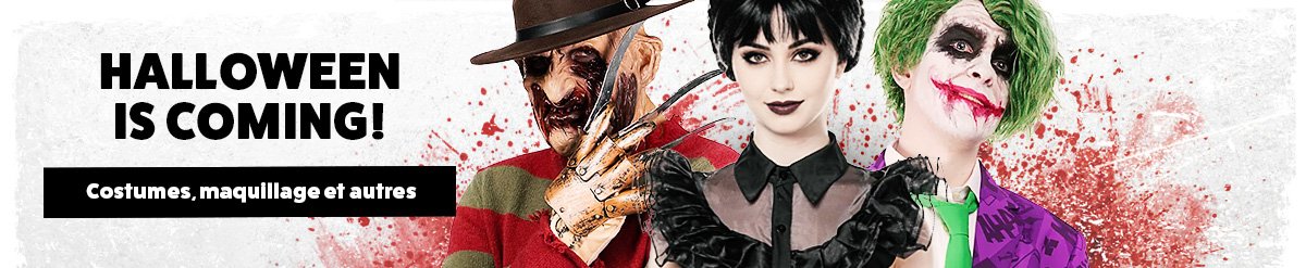 Halloween arrive - Achetez votre déguisement d'Halloween dès maintenant !