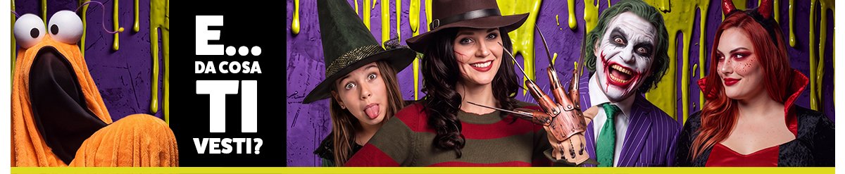 Halloween sta arrivando - Acquista subito il tuo costume di Halloween!