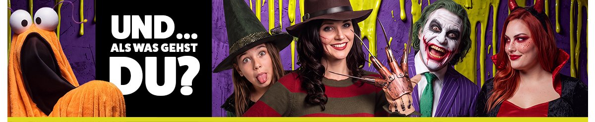 Halloween is coming - Jetzt Halloween Kostüm shoppen!