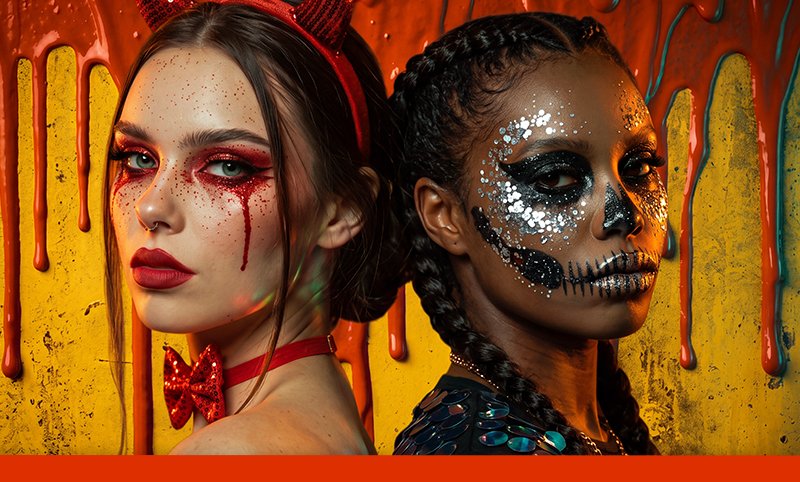 Halloween Glitzer & Schminke
