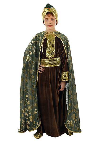 Three Kings Caspar nativity play costume for children - maskworld.com