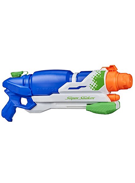 Nerf Super Soaker Barrage - Lanzador De Agua Con 3 Modos De Disparo - Alcance De 11.5 Metros - Capacidad De 1.2 Litros - Exclusivo